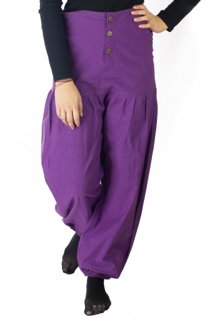 Pantaloni din bumbac - Mov [1]