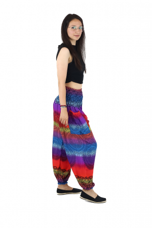 Pantaloni Jasmine Rainbow cu motive orientale - Model 1 [3]