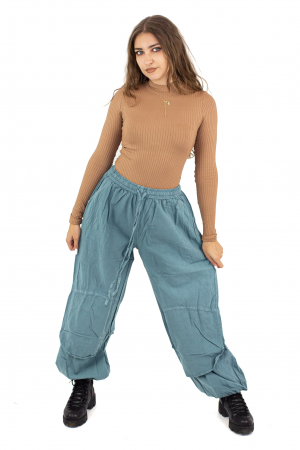 Pantaloni lejeri intr-o culoare - Rosu [1]
