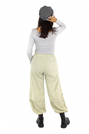 Pantaloni lejeri intr-o culoare - Rosu [2]