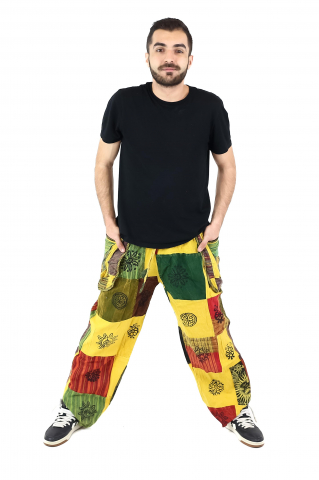Pantaloni Patch unicat cu buzunare supradimensionate - Model 23 [1]