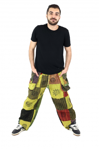 Pantaloni Patch unicat cu buzunare supradimensionate - Model 29 [1]