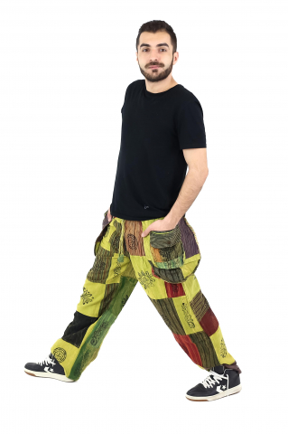 Pantaloni Patch unicat cu buzunare supradimensionate - Model 29 [2]