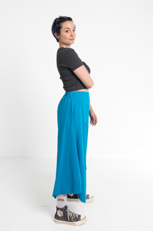 Pantaloni Petal Tips - Albastru Prafuit [3]