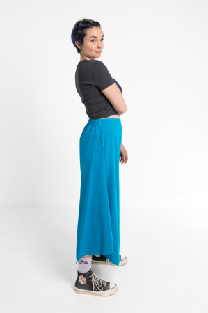 Pantaloni Petal Tips - Albastru Prafuit [4]