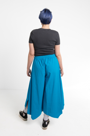 Pantaloni Petal Tips - Albastru Prafuit [5]