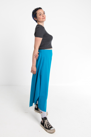 Pantaloni Petal Tips - Albastru Prafuit [2]
