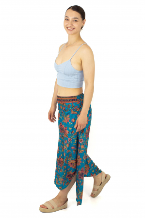 Pantaloni Petal Tips din material fluid - Model 3 [2]