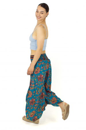 Pantaloni Petal Tips din material fluid - Model 3 [4]