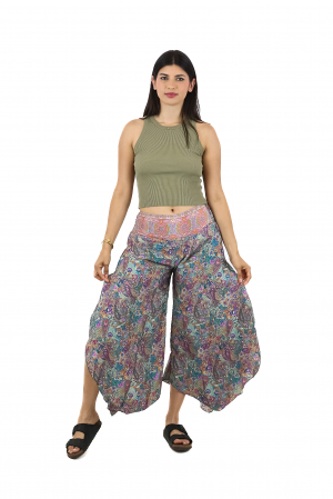Pantaloni Petal Tips din material fluid - Model 3 [1]