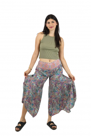 Pantaloni Petal Tips din material fluid - Model 3 [3]