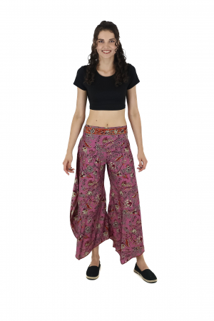 Pantaloni Petal Tips din material fluid - Model 44 [1]