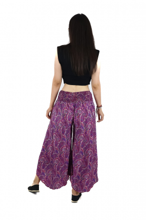 Pantaloni Petal Tips din material fluid - Model 48 [4]