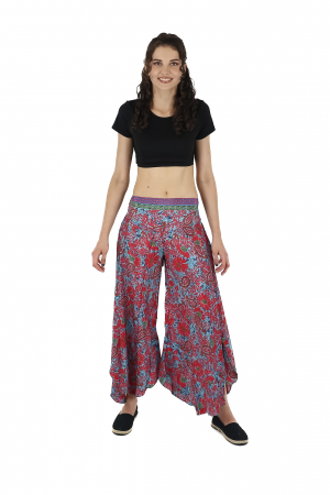 Pantaloni Petal Tips din material fluid - Model 51 [2]