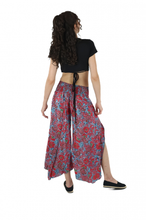 Pantaloni Petal Tips din material fluid - Model 51 [4]