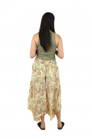 Pantaloni Petal Tips din material fluid - Model 3 [4]