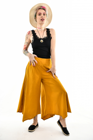 Pantaloni Petal Tips - Albastru Prafuit [2]