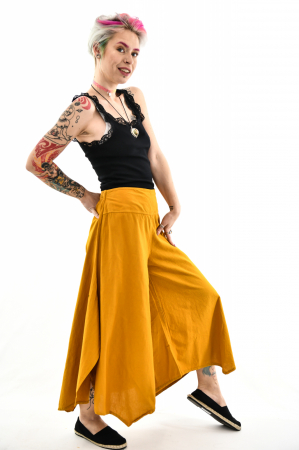 Pantaloni Petal Tips - Albastru Prafuit [5]