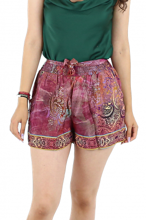 Pantaloni - Pantaloni scurti cu croi drept si buzunare laterale - Model 4