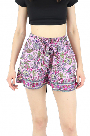 Pantaloni - Pantaloni scurti cu croi drept si buzunare laterale - Model 6