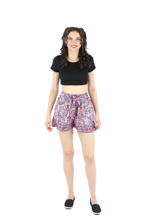 Pantaloni scurti cu croi drept si buzunare laterale - Model 6 [1]