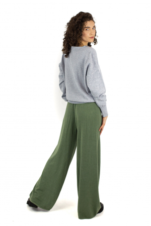 Pantaloni sport cu talie inalta - Mustar 22N25D [3]