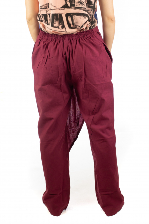 Pantaloni tip fusta din bumbac - Visiniu SH-92 [6]