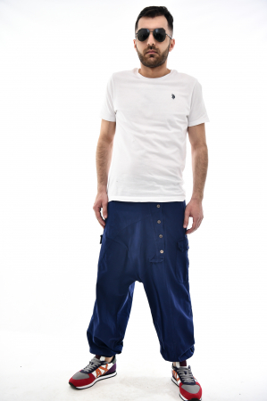 Pantaloni tip salvar cu nasturi - Verde [1]