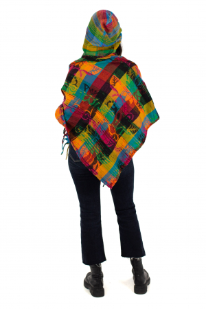 Poncho scurt, model Floral - Surpriză [19]