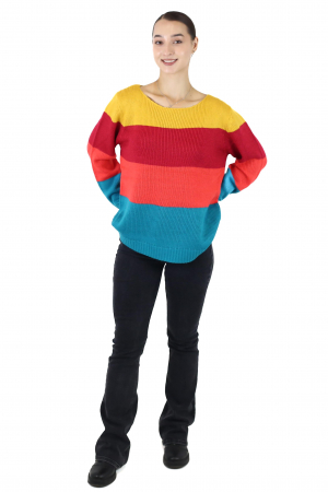 Pulover tricotat - Multicolor [1]
