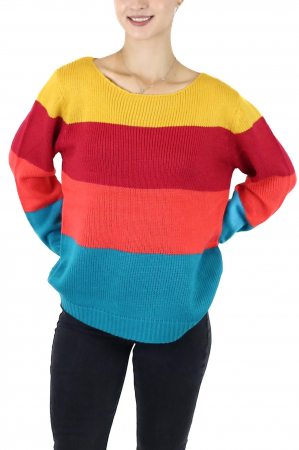 Pulover tricotat - Multicolor [5]