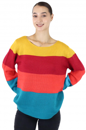 Pulover tricotat - Multicolor [0]