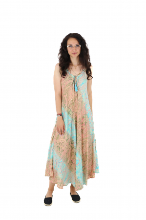 Rochie boho lunga cu bretele late si croi larg - Model 9 [0]