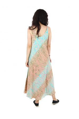 Rochie boho lunga cu bretele late si croi larg - Model 9 [3]