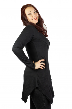 Rochie cu maneca lunga - Neagra [1]