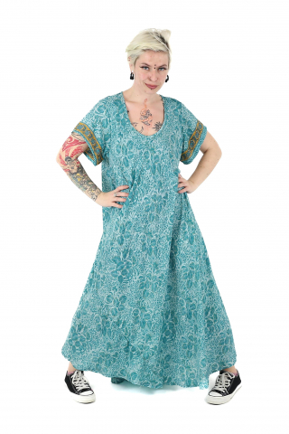 Rochie lunga cu buzunare si decolteu rotund - Model 1 [0]