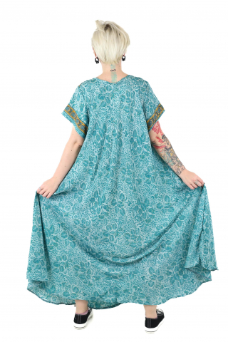 Rochie lunga cu buzunare si decolteu rotund - Model 1 [2]