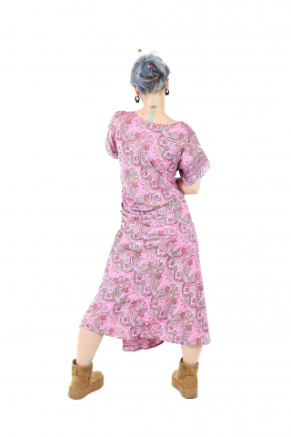 Rochie lunga cu buzunare si decolteu rotund - Model 1 [2]