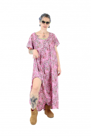 Rochie lunga cu buzunare si decolteu rotund - Model 1 [0]