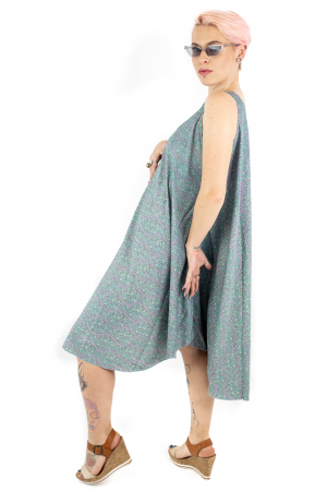 Rochie midi tip maiou din material fluid - M-18 [4]