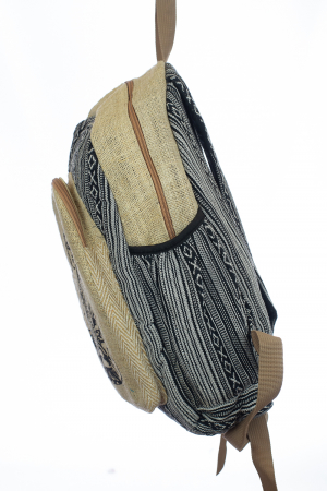 Rucsac din canepa si bumbac - Budha Stripes [2]