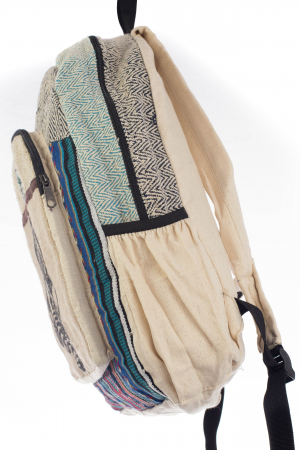 Rucsac din canepa si bumbac - Elephant 3 Neagra [2]