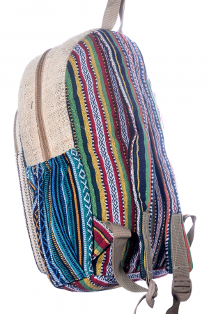 Rucsac din canepa si bumbac - I Love Travel 2 [2]