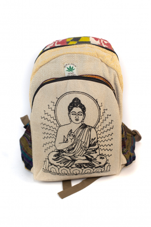 Rucsac din canepa si bumbac - Buddha Dharma [3]