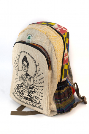 Rucsac din canepa si bumbac - Buddha Dharma [4]