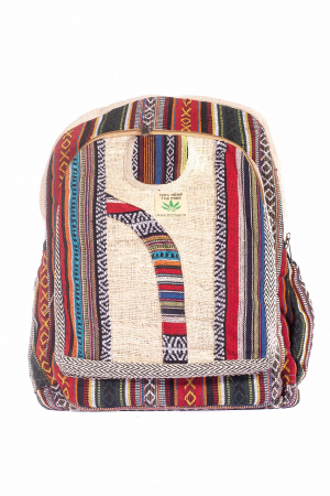 Rucsacuri Mari - Rucsac Mare Unicat din canepa si bumbac - Model 259