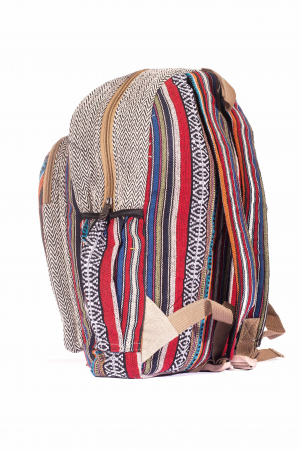 Rucsac Mare Unicat din canepa si bumbac - Model 260 [2]