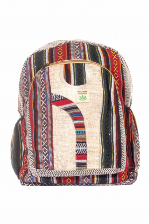 Rucsacuri Mari - Rucsac Mare Unicat din canepa si bumbac - Model 262