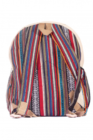 Rucsac Mare Unicat din canepa si bumbac - Model 263 [2]