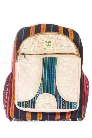 Rucsacuri Mari - Rucsac Mare Unicat din canepa si bumbac - Model 268